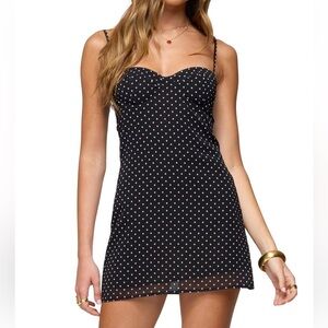 Edikted polka dot mini dress